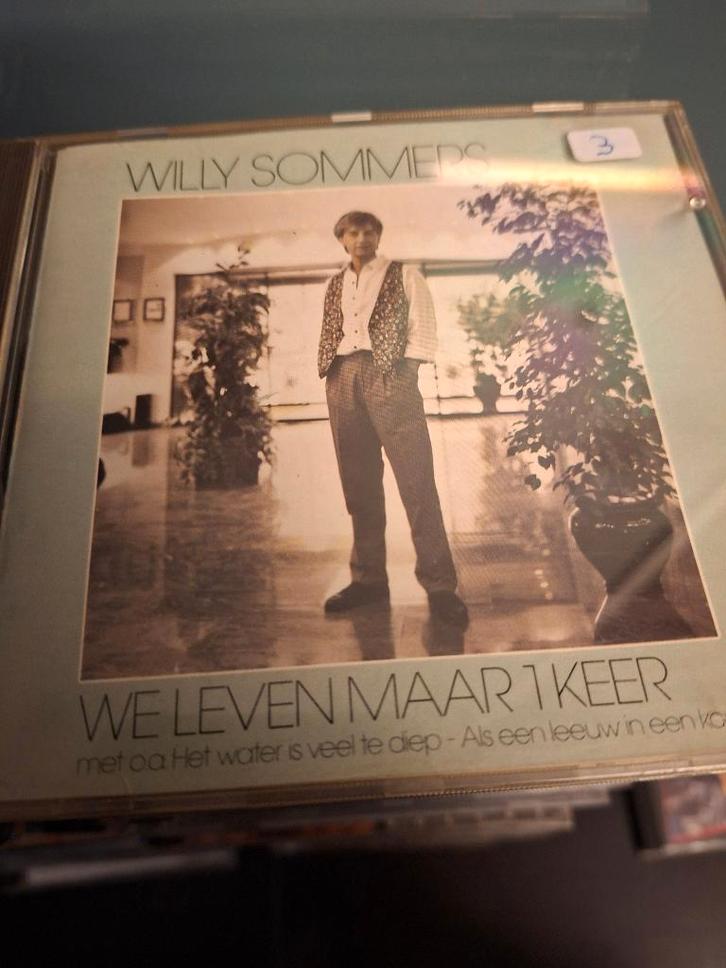 cd - willy sommers - we leven maar 1 keer, Cd's en Dvd's, Cd's | Nederlandstalig, Gebruikt, Pop, Ophalen of Verzenden