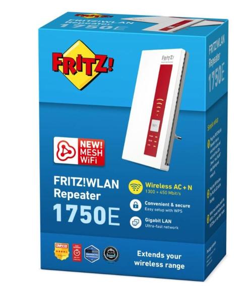 avm Fritz!Repeateur 1750E Gigabit gv78, Informatique & Logiciels, Commutateurs réseau, Reconditionné, Enlèvement ou Envoi