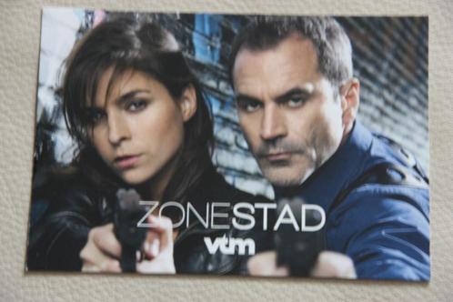 ZONE STAD (VTM serie)- POSTKAART, Verzamelen, Postkaarten | Themakaarten, Ongelopen, 1980 tot heden, Overige thema's, Ophalen of Verzenden