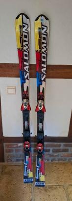 Salomon skis, Sport en Fitness, Skiën en Langlaufen, Ophalen, 140 tot 160 cm, Stokken, Salomon