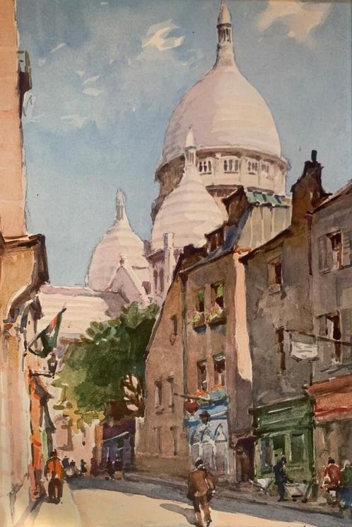 Nicolas Markovitch - Montmartre & la Seine, Antiek en Kunst, Kunst | Schilderijen | Klassiek, Ophalen of Verzenden