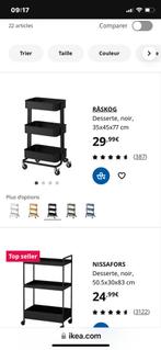 Desserte Ikea noire en parfait état, Enlèvement