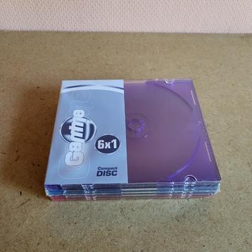 Plastic cd- & dvdhoesjes 6 stuks beschikbaar voor biedingen