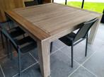 Tuintafel 160x160 perfecte staat, Tuin en Terras, Tuintafels, Ophalen, Zo goed als nieuw, Vierkant, Hout