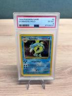 Gyarados Holo PSA 6 - 6/102 - Base Set, Hobby en Vrije tijd, Verzamelkaartspellen | Pokémon, Foil, Losse kaart, Zo goed als nieuw