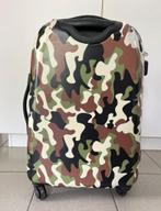 Koffer camouflagekleuren - 58x40x25 - inhoud uit te breiden, Ophalen, Uitschuifbare handgreep, Gebruikt, 50 tot 60 cm