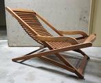 Ligstoel, Ophalen, Gebruikt, Hout, Inklapbaar
