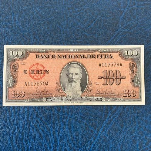 Cuba - 100 Pesos 1959 - Pick 93a - UNC, Timbres & Monnaies, Billets de banque | Amérique, Billets en vrac, Amérique du Sud, Enlèvement ou Envoi