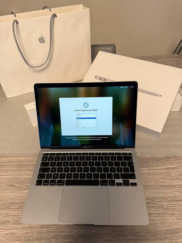 MacBook Air 13” (Modèle A2179) 2020 I5, Informatique & Logiciels, Apple Macbooks, Comme neuf, MacBook, 13 pouces, Azerty, Enlèvement