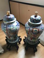 2 japanse vazen, Maison & Meubles, Accessoires pour la Maison | Vases, 75 cm ou plus, Enlèvement, Utilisé, Autres couleurs