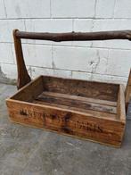 Authentieke Houten Kist – “Bistrot de Paris” – Vintage De, Huis en Inrichting, Ophalen