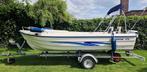 Te koop Poseidon 470 sloep met 10pk Honda motor en kanteltra, Watersport en Boten, Ophalen, Tot 10 pk, Zo goed als nieuw, 3 tot 6 meter