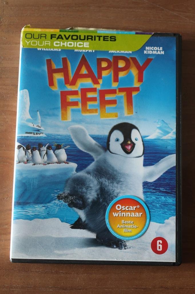 Happy Feet, Cd's en Dvd's, Dvd's | Tekenfilms en Animatie, Gebruikt, Amerikaans, Tekenfilm, Vanaf 6 jaar, Ophalen of Verzenden