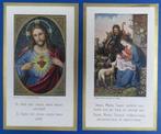2 bidprentjes Pasen1914 gedenkenis der H Missie EE. PP. Ceus, Ophalen of Verzenden, Bidprentje