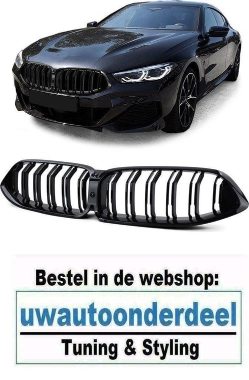 Bmw 8 Serie BMW G14 G15 G16 Grill Nieren Dubbele Spijl Zwart, Autos : Divers, Tuning & Styling, Enlèvement ou Envoi