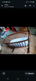 Prachtige houten wieg, antiek, Ophalen