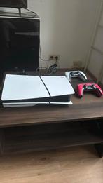 Ps5 slim disc + 2 controllers, Games en Spelcomputers, Spelcomputers | Sony PlayStation 5, Ophalen, Zo goed als nieuw, Playstation 5