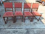 4 mooie antieke stoelen in eik., Ophalen of Verzenden