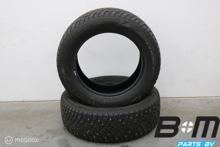 2 x 2256017 103T Landsail Ice IS37 Spikes 6.5mm 225 60 17, Auto-onderdelen, Banden en Velgen, Band(en), Gebruikt