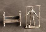 Twee zilveren miniaturen, Antiek en Kunst, Antiek | Zilver en Goud, Ophalen of Verzenden, Zilver