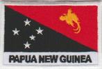 Papua Nieuw-Guinea vlag stoffen opstrijk patch embleem, Envoi, Neuf