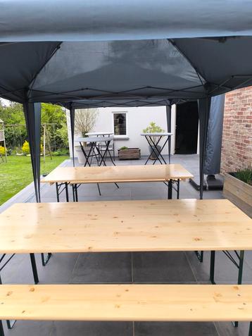 Location tables, bancs et tonnelles  beschikbaar voor biedingen