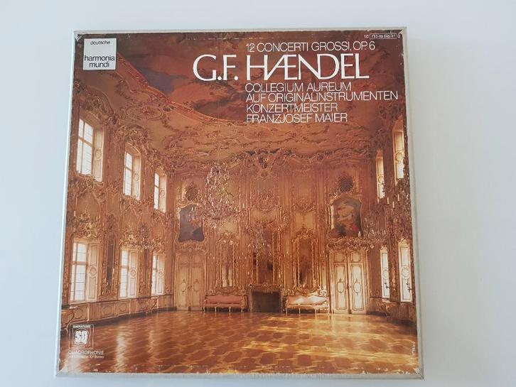 Vinyl LP Klassiek Box Händel Componist Concert Opus, Cd's en Dvd's, Vinyl | Klassiek, 12 inch, Ophalen of Verzenden