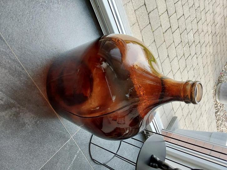 Dame Jeanne brune j-line, Maison & Meubles, Maison & Meubles | Autre, Utilisé, Enlèvement