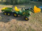 Rollyfarmtrac John Deere 6210R + Frontlader + kipkar, Ophalen, Zo goed als nieuw, Trapvoertuig