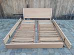 2 persoonsbed - 2m x 1m70, Huis en Inrichting, Slaapkamer | Bedden, Ophalen, Gebruikt, Bruin, Tweepersoons