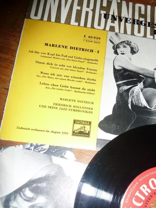EP Marlene Dietrich – Unverganglich - Unvergessen, Folge 69, Cd's en Dvd's, Vinyl Singles, EP, Verzenden