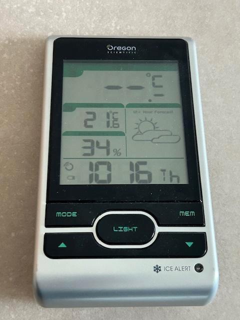 Weerstation Oregon, Audio, Tv en Foto, Weerstations en Barometers, Gebruikt, Weerstation, Ophalen of Verzenden