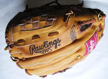 Gant vintage en cuir de baseball Rawlings RBG65D #1