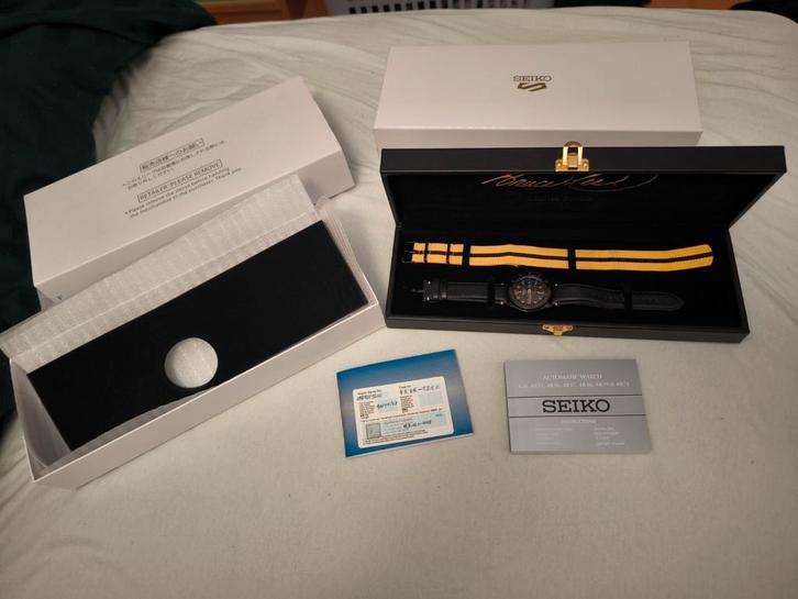 Montre Seiko 5 édition limitée., Bijoux, Sacs & Beauté, Montres | Hommes, Comme neuf, Seiko, Enlèvement