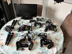 Playstation 2 met toebehoren en spelletjes en tv schetm, Met 2 controllers, Ophalen of Verzenden, Slim, Gebruikt