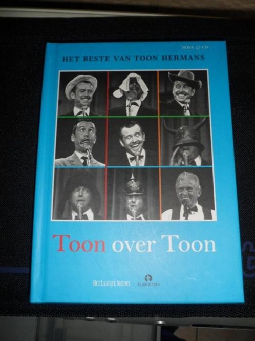 Toon over Toon - Het Beste van Toon Hermans boek + CD, Cd's en Dvd's, Cd's | Humor en Cabaret, Nieuw in verpakking, Ophalen of Verzenden