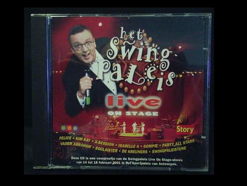 COMPIL "Het swing paleis live on stage" (Kim Kay, Isabelle A, CD & DVD, CD | Compilations, Neuf, dans son emballage, En néerlandais