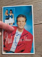 Gehandtekende kaart van zanger Paul Severs, Verzamelen, Ophalen of Verzenden, Zo goed als nieuw