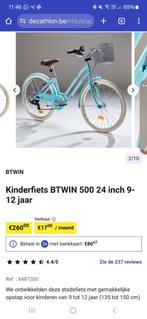 Meisjes fiets, Fietsen en Brommers, Fietsen | Meisjes, Ophalen, B’Twin, Gebruikt, Handrem