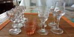 druppelglazen in glas verschillende vorm, Ophalen of Verzenden, Borrel- of Shotglas, Zo goed als nieuw