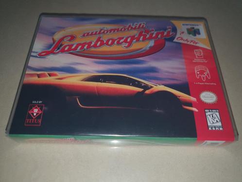 Automobili Lamborghini N64 Game Case, Games en Spelcomputers, Games | Nintendo 64, Zo goed als nieuw, Verzenden