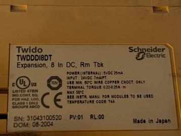 Twido plc beschikbaar voor biedingen