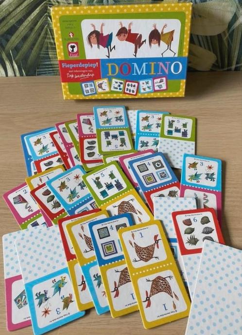 Domino spel fiepperdefiep, Kinderen en Baby's, Speelgoed | Educatief en Creatief, Ophalen of Verzenden