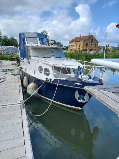 Pleziervaartuig: Vedette Hollandaise, Watersport en Boten, Motorboten en Motorjachten, Gebruikt, Staal, 9 tot 12 meter, Elektrisch