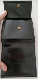 Portefeuille carré en cuir noir NEUF, Autres marques, Noir, Cuir, Enlèvement ou Envoi