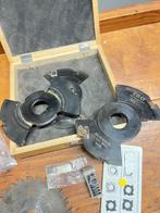 Groeffrees van 5 tot 9,5 mm met inzetstukken  30 mm gat, Doe-het-zelf en Bouw, Gereedschap | Freesmachines, Ophalen of Verzenden