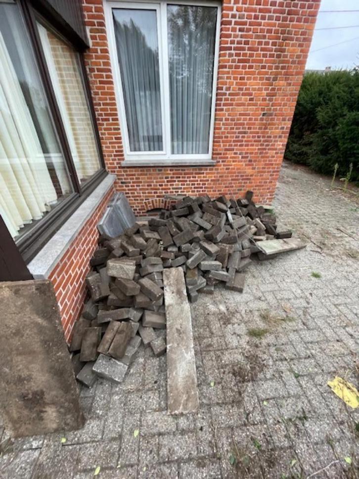 Betonklinkers, Tuin en Terras, Tegels en Klinkers, Gebruikt, Klinkers, Beton, 10 m² of meer, Ophalen