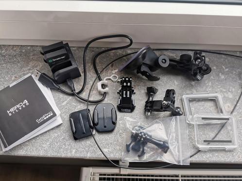 Go Pro Hero 4 set + accessoires, Audio, Tv en Foto, Actiecamera's, Zo goed als nieuw, Ophalen of Verzenden