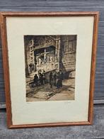 gravure le bloedberg , fosse du bourg signe kurt peiser, Enlèvement ou Envoi