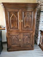 televisiekast in oude Engelse stijl, Huis en Inrichting, Ophalen, Gebruikt, 100 tot 150 cm, Eikenhout